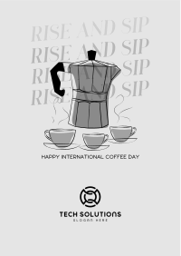 Rise and Sip Flyer Image Preview