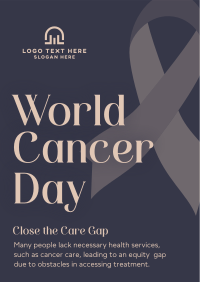 World Cancer Day Awareness Poster Design