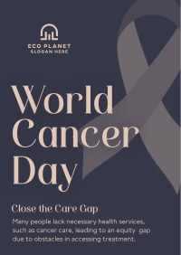 World Cancer Day Awareness Poster Image Preview