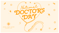 Quirky Doctors Day Facebook event cover Image Preview