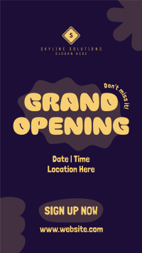 Quirky Grand Opening LB TikTok Video Image Preview