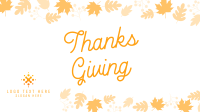 Happy Thanksgiving Facebook event cover Image Preview