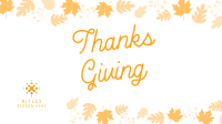 Happy Thanksgiving Facebook Event Cover Design