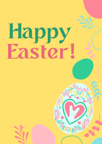 Eggs and Flowers Easter Greeting Flyer Image Preview