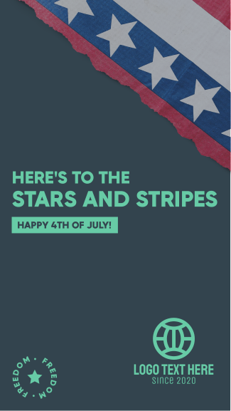 Stars and Stripes Facebook story