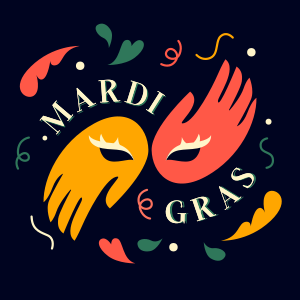 Mardi Gras Carnival Instagram post Image Preview