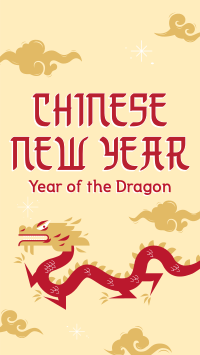 Year of the Dragon  Facebook Story Design