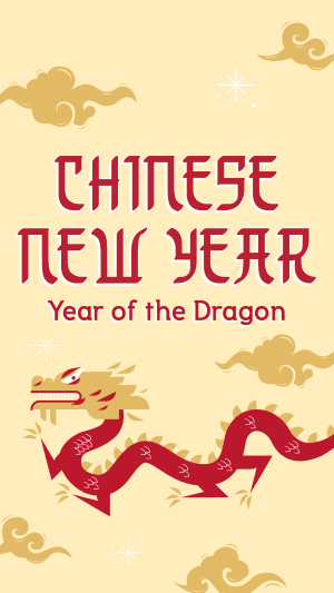 Year of the Dragon  Facebook story Image Preview