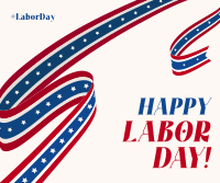 Labor Day Ribbon Facebook post Image Preview