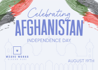 Afghanistan Independence Day Postcard Image Preview