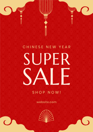 Lunar New Year Sale Flyer Image Preview