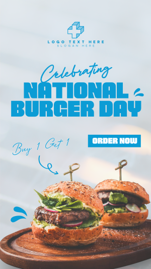 National Burger Day Celebration Facebook story Image Preview