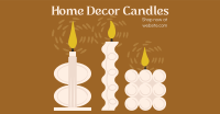 Home Decor Candles Facebook Ad Design