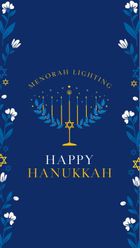 Happy Menorah  Facebook story Image Preview