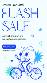 Bicycle Day Sale TikTok Video Image Preview