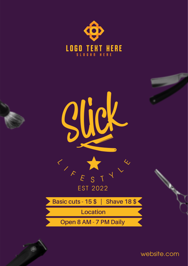 Slick Lifestyle Poster Design Image Preview