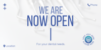 Dental Clinic Opening Twitter post Image Preview