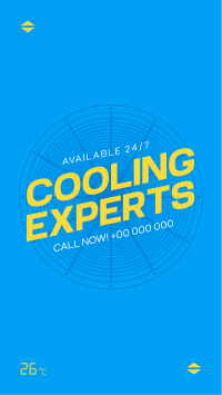 Cooling Expert Facebook Story Design