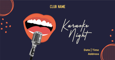 Karaoke Classics Night Facebook ad Image Preview
