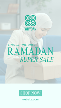 Ramadan Shopping Sale Facebook Story Design