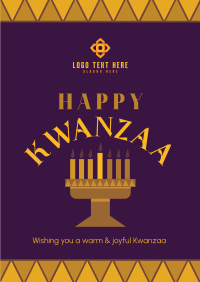 Happy Kwanzaa Poster Design
