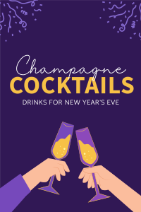 Cheers To New Year Pinterest Pin Image Preview