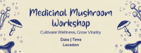 Monoline Mushroom Workshop Facebook cover Image Preview