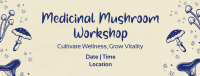 Monoline Mushroom Workshop Facebook Cover Image Preview