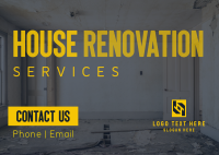 House Renovation Postcard Image Preview