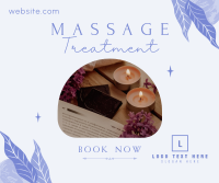 Massage Candles Facebook Post Design