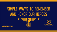 Honoring Our Heroes YouTube video Image Preview