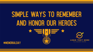 Honoring Our Heroes YouTube Video Image Preview