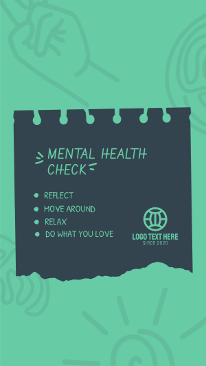Mental Health Checklist Instagram story