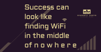 WIFI Motivational Quote Facebook ad Image Preview