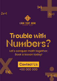 Simple Agnostic Math Tutor Poster Preview