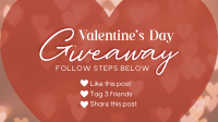 Valentine's Giveaway Facebook Event Cover Design