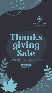 Thanksgiving Flash Sale Instagram story Image Preview