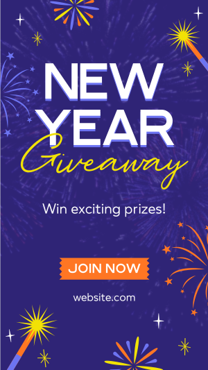 New Year Special Giveaway Facebook story Image Preview