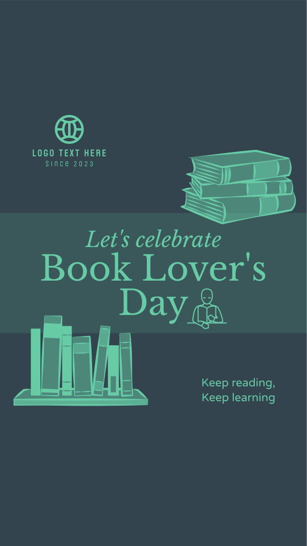 Book Lovers Celebration Instagram Story Design Image Preview