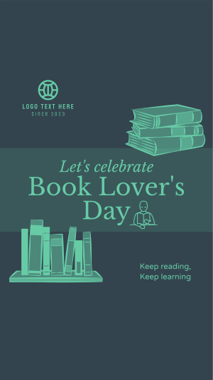 Book Lovers Celebration Instagram story Image Preview