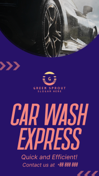 Car Wash Express TikTok Video Image Preview