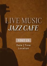 Cafe Jazz Poster Design