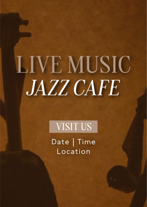 Cafe Jazz Poster Image Preview