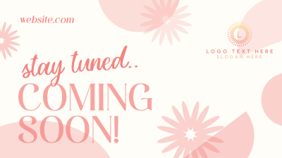 Floral Modern Coming Soon Facebook event cover Image Preview