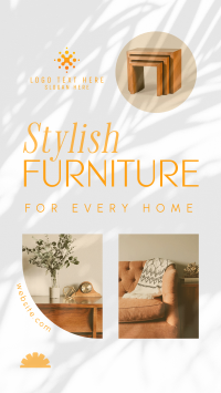 Stylish Furniture Instagram Story Design