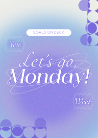 Monday Goals Motivation Flyer Design