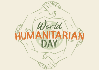 World Humanitarian Day Postcard Design