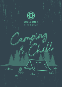Camping Adventure Outdoor Poster Image Preview