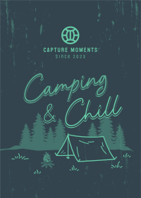 Camping Adventure Outdoor Poster Image Preview