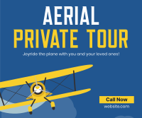 Aerial Private Tour Facebook Post Design